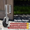 Gate Wheels with Side Brake, Spring Loaded Gate Casters for
