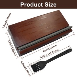 Zorveiio 3/23/35 Degree Fret End Dressing, 3 in 1 Fret File - Guitar Bass Fret End Beveling, Professional Luthier File for Crowning, Shaping, Deburring and Musicians