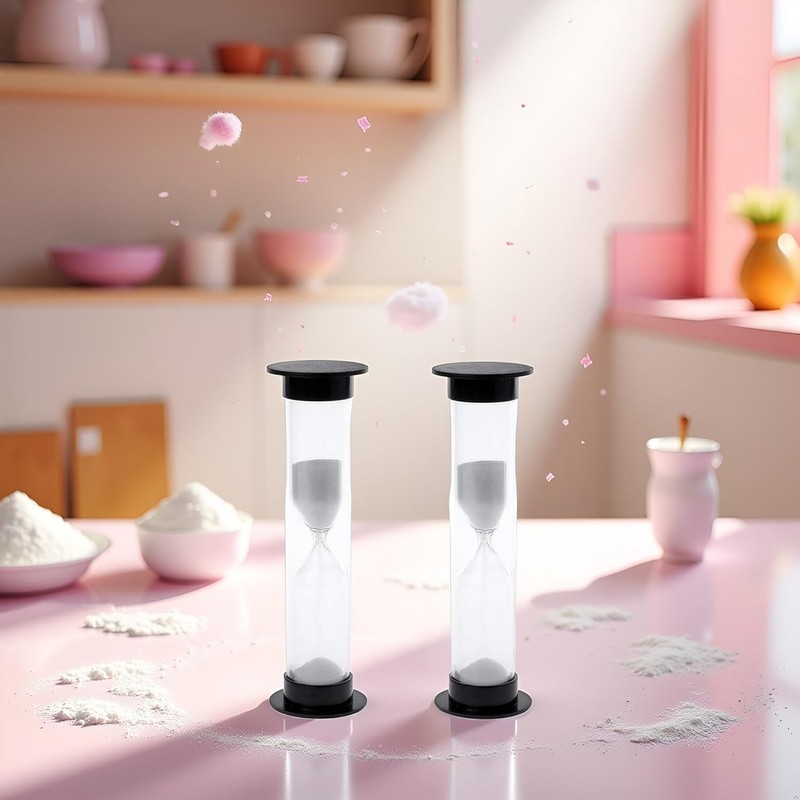 2Pcs New Mini Hourglass Sand Timer - 1 Minute (60