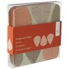 Premier Housewares 1203607 Orange Leaf Coasters - Set of 4,