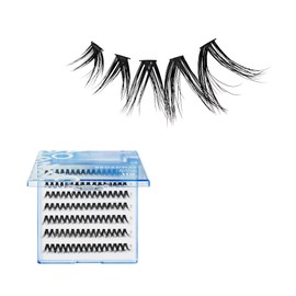 Broadway Lash Clusters, 9-16mm 112 pcs Assorted Volume False Eyelashes, Customizable DIY Individual Lash Extensions for Beginners, Lightweight & Comfortable Narrow Band, Great for Everyday Glam