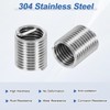 PATIKIL Wire Thread Inserts M12x1.75 Metric 2D 24mm, 20Pcs 304
