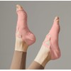 Alienjoy Women's Yoga Socks with Straps Non-Slip Grips Toeless Non-Slip