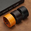 PATIKIL 1.5Inch Wide Simple Leather Wristbands, 2Pcs Vintage Adjustable Cuff