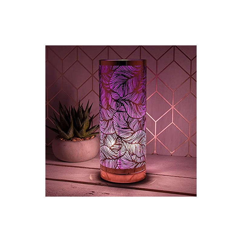 lesser and pavey Cylindrical Desire Aroma Lamp | Rose Gold