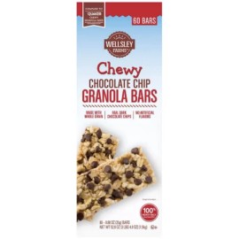 Wellsley Farms Chewy Chocolate Chip Granola Bars, 60 ct.