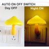 AUSAYE 3 Pack Sensor LED Mushroom Night Light Plug in