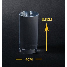 INPON アクリル 円柱 撮影小道具 商品撮影用 40mmX85mm