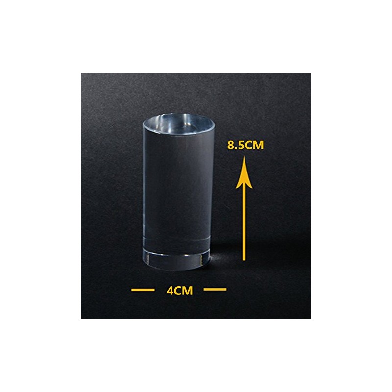INPON アクリル 円柱 撮影小道具 商品撮影用 40mmX85mm