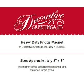 Decorative Greetings Inc. Clean Up Your Mess * Mad Chef Chicken * Gift Magnet *Cute USA  DecoGreet  *