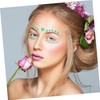 SEWACC 6sheets DIY Craft Stickers Acrylic Rhinestone Crystal Stickers Face