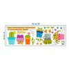 DaraBaby Vinil Decorativo Hogar Macetas Cactus Flores Sala Estancia