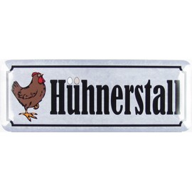 Generic Metal Sign 27 x 10 cm Chicken Coop Chicken Egg Chicken Metal Gift Decoration Sign