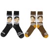 Bioworld The Office Crew Socks, Michael Scott And Dwight Schrute