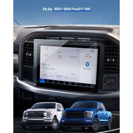 LANTU Car Screen Protector for 2024 2025 2023 2022 2021 Ford F-150 (XL/STX/XLT/Lariat/Platinum/Limited/Tremor/Raptor/King Ranch) SYNC4 Accessories Screen Protector Tempered Glass 12’’