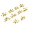 100pcs Shaped Paper Clips Flower Shape Metal Portable Office Clips