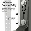Universal Kettlebell Holder for Power Rack, Adjustable Slot Design Fits