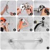 2 Pack 18 Inch Grab Bars for Bathtubs and Showers,