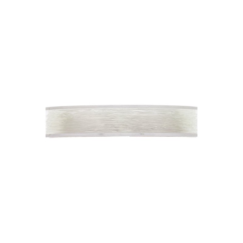 Griffin Elastic Beading Cord, Clear, 0.7 Millimeters, 25 Meters |