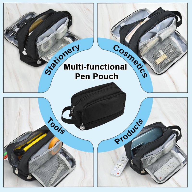 SLTAXAR Pencil Case Boys Pencil Case 4 Compartments Pencil Case,