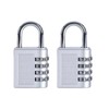 HRLORK Combination Padlock 2 Packs School Locker Lock Outdoor Weatherproof