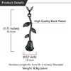 Rose Flower Urn Necklace Cremation Jewelry for Ashes for Women