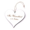 Door Sign Heart Design 13 x 12 cm