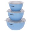 Kerbl Maxi-Pet 80528 Stainless Steel Bowl Set with Lid Blue