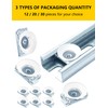 SIHAI 30-Pack 1/4"-20 Strut-Channel Cone Nuts, Position-Exact for Easy Installation,
