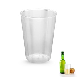 PARENCE.- Set di 15 bicchieri di plastica riutilizzabili da 500 ml - bicchieri rigidi in polipropilene (PP) - ideali per feste, campeggio, barbecue, eventi - resistenti, lavabili, impilabili