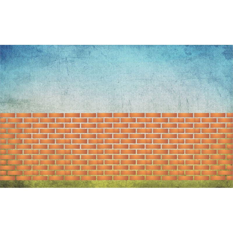 Large Reusable Brick Stencil 24.5cm x 16.5cm