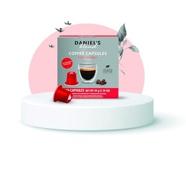 New Daniels Blend Single-Serve Aluminum Coffee Pod Capsule Compatible with Nespresso Machine, Kosher Certified, 60 Pods (60 Pods, 20 Fortissimo, 20 Espresso, 20 Lungo)