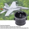 EDF 70mm 12-Blade Fan Propeller with Starting Motor for RC