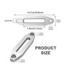 3000‑4000lbs Hawse Fairlead Synthetic Winch Rope Cable Lead Guide Weather