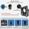 BRCOVAN Aluminum Alloy Handlebar Clamp Mount Base with 1'' TPU