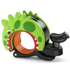 toptrek Bike Bell for Kids,Aluminum Alloy Bicycle Bells with 95dB Loud Sound,Waterproof Rustproof Dinosaur Bike Bells for Girls Boys fits 22.2-25.4mm Handlebars for Kids Bike Balance Scooter Tricycle