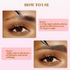Waterproof Microblading Eyebrow Pen, Dual-End Design with 2-Prong Micro-Fork Tip