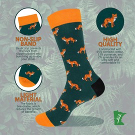 BambooMN Novelty Socks for Women and Teens, Funny, Crazy Socks for a Fun and Cute Casual Look - Combed Cotton - Pretzel - 2 Pairs, Size 10-15