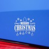 Decal Stickers of Merry Christmas Banner (White) (Set of 2)