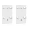 HeQe 2 Pack Fixed Adhesive Plate (White)-Hat Organizer Accessories