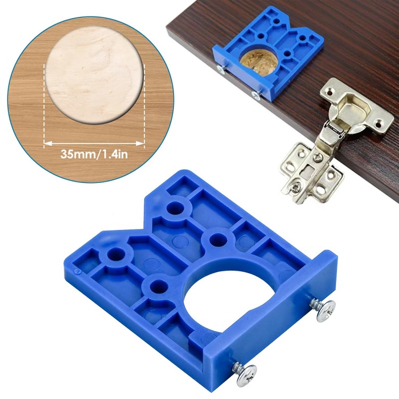 35mm Concealed Hinge Jig Kit, Bestgle Woodworking Tool Drill Bits