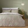 Catherine Lansfield Brushed Grasmere Floral Cotton Reversible Duvet Cover Set