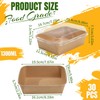 30 Pack 45oz Large Charcuterie Boxes with Clear Lids, To