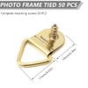 GZGXKJ Pack of 50 Picture Frame Hooks Kit Picture Frame