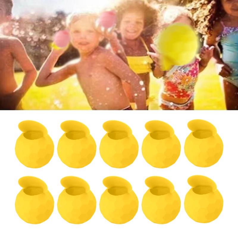 10 Pcs Reusable Water Balloons Silicone Water Balloons Self Sealing