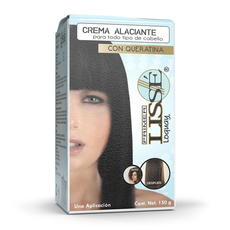 Loquay Crema Alaciado Permanente con Queratina Lisse sin Formol