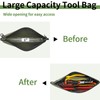 3 Pack Premium Tool Pouches Zipper Bag, 12 in Small