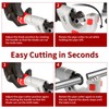Sharp-tec 5-50mm Pipe Cutter, Adjustable Tube Cutter with Aluminum Alloy