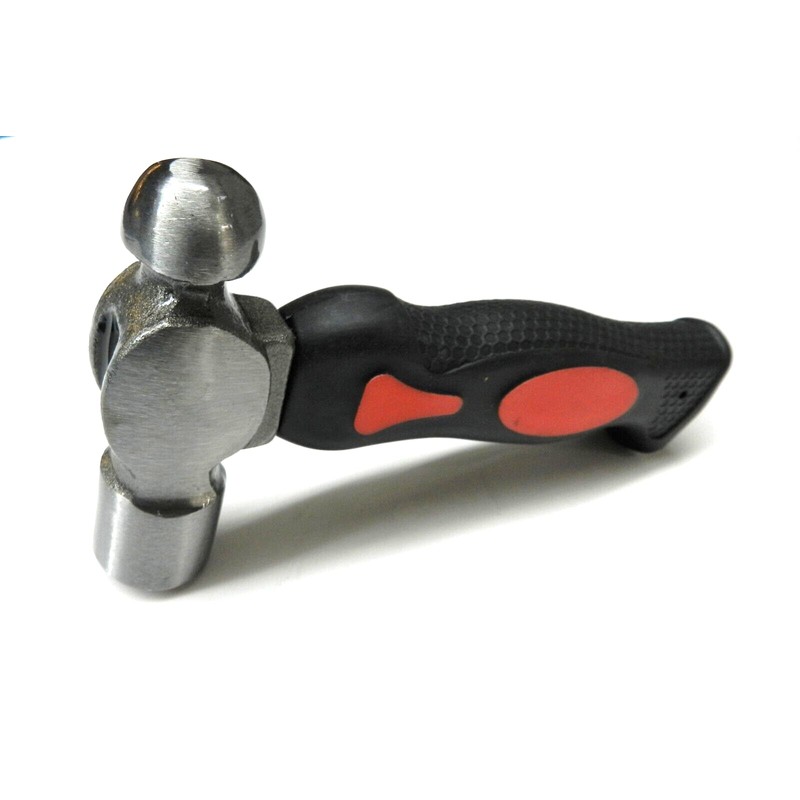 Ball Peen Hammer 12oz Stubby Steel Short Handle Ergonomic Metal