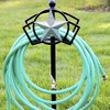 Liberty Garden 114 Garden Hose Hanger Spigot Post, Black
